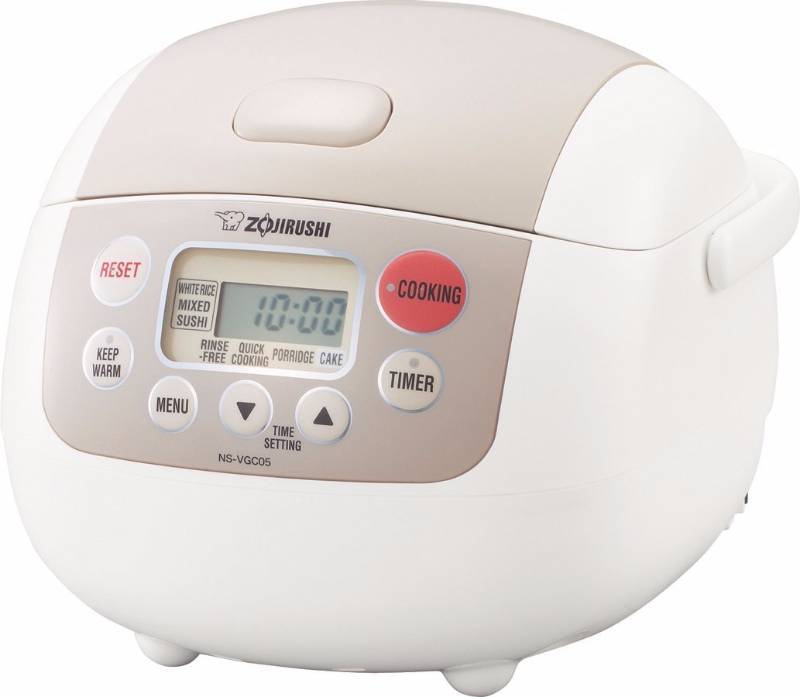 lot 86 image: Zojirushi NS-VGC05 Micom 3-Cup (Uncooked) Electric Rice Cooker and Warmer Never Used stock and actual pictures used
