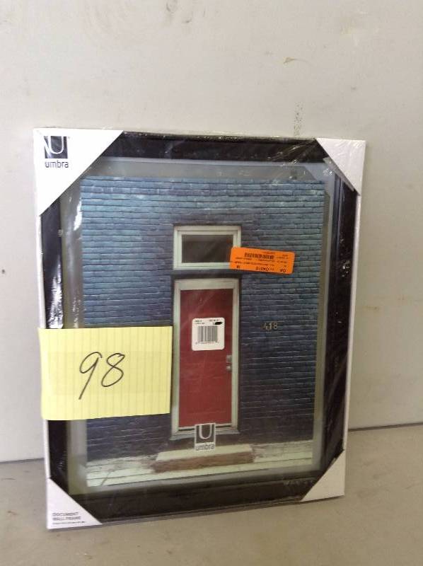lot 98 image: Umbra Document Frame 13 x 16 in Black Never Used