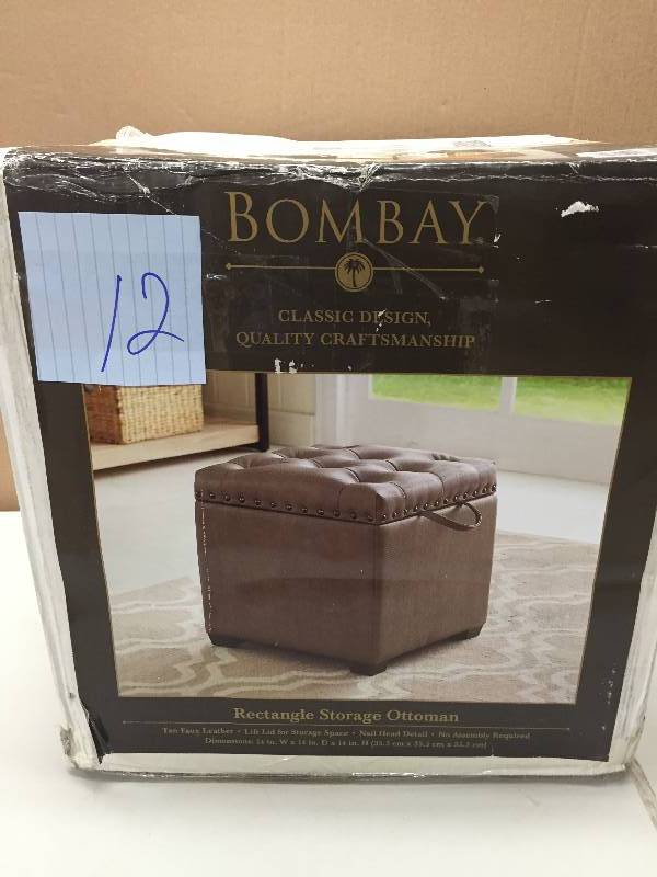 lot 12 image: Bombay Classic Design Ottman New