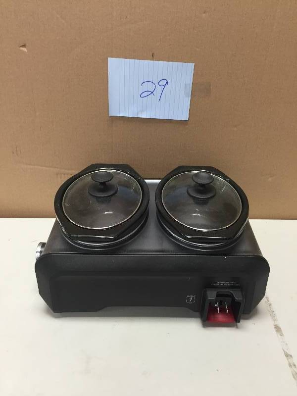 lot 29 image: Crock Pot Hook Up unit 2- 1 QT Ovals