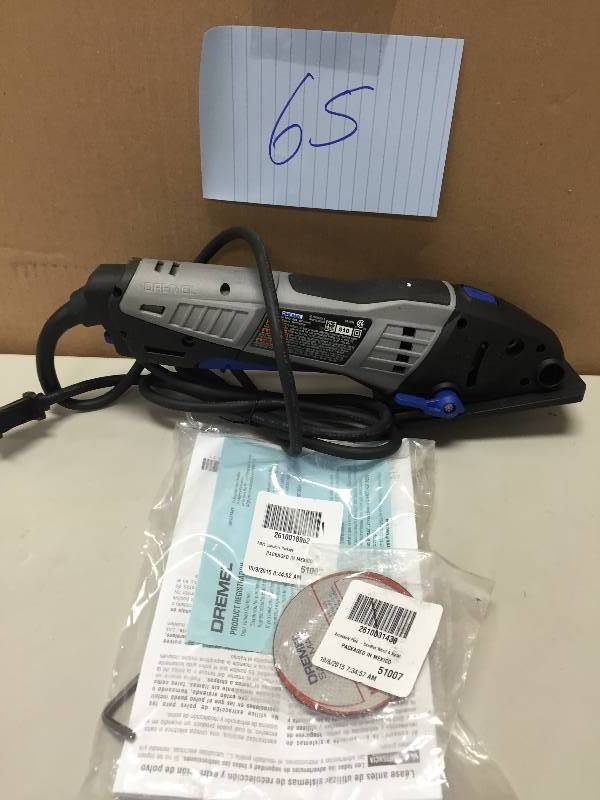 lot 65 image: Dremel Saw Max never used stock and actual photos used Stock and actual photos used to display item