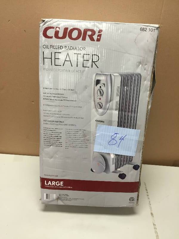 lot 84 image: Cuori Oil Filled Radiator Heater