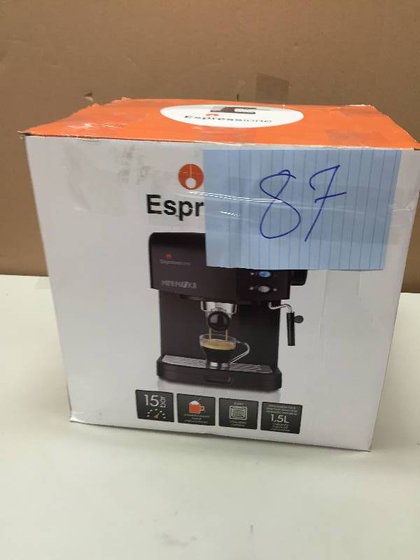 lot 87 image: Expressione Esspresso Maker- in like very good condition