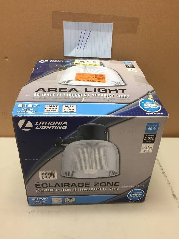 lot 111 image: Lithonia Lightning Area Light never used