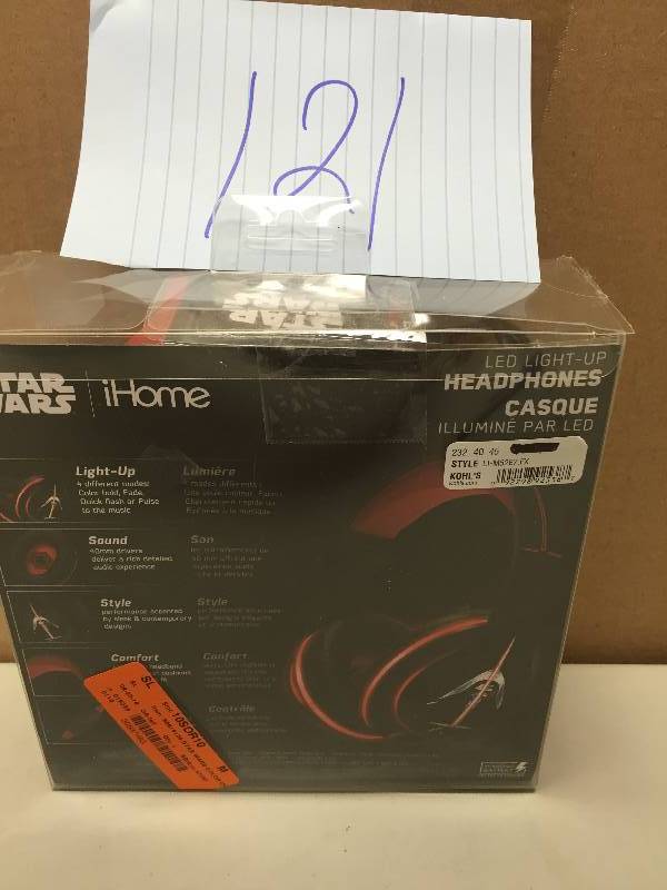 lot 121 image: Star Wars Over the ear Headphones