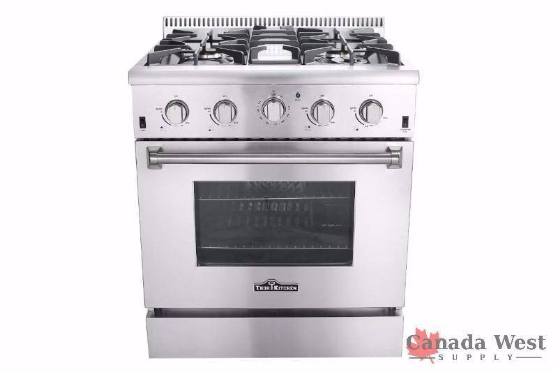 NEW STAINLESS STEEL 30 IN NA GAS RANGE HRG3080U