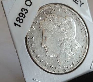 (Key Date-Rare) 1893-O (New Orleans Mint) Morgan Silver Dollar