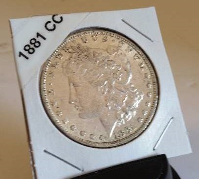 (Harder Date) 1881-CC (Carson City Mint) Morgan Silver Dollar