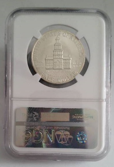 NGC Certified 1776-1976 S (San Francisco Mint) Bicentennial Silver Kennedy Half Dollar in Mint State 65 (MS65) condition