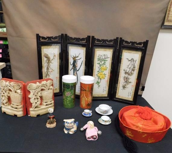 Asian room dcor items
