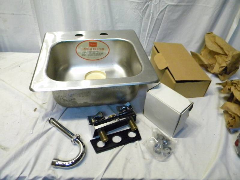 lot 87 image: Self Rim Sink