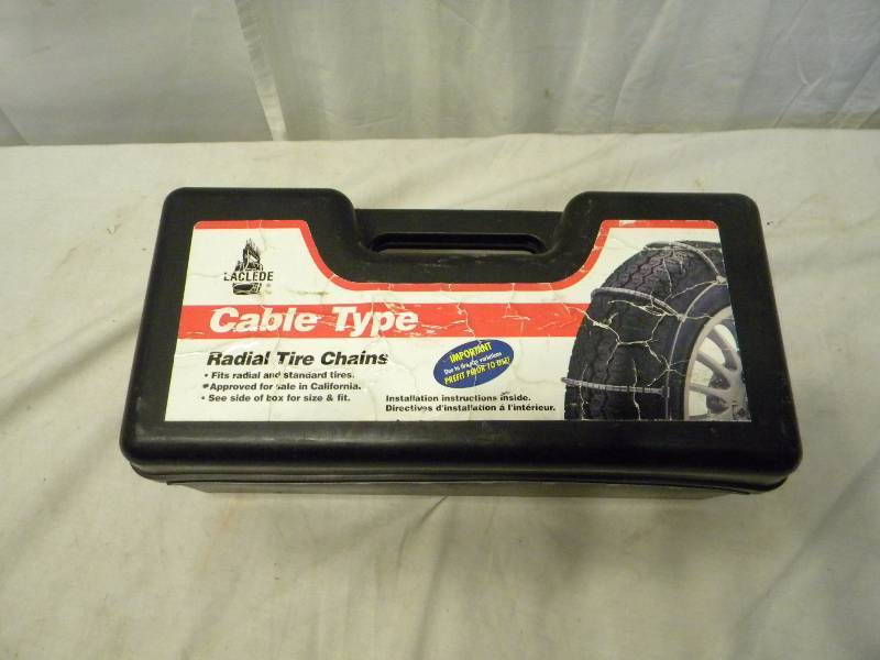 lot 113 image: Cable Tire Chains
