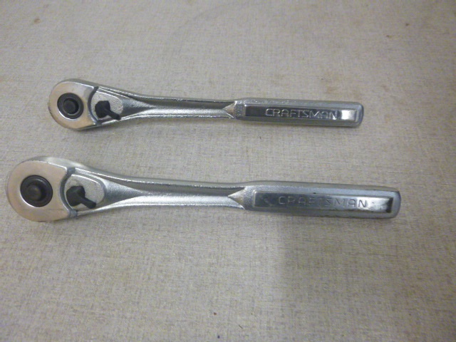 lot 25 image: 2 Craftsman 12 Drive Ratchets