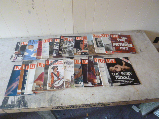 lot 68 image: Lot of Old Life Magazines