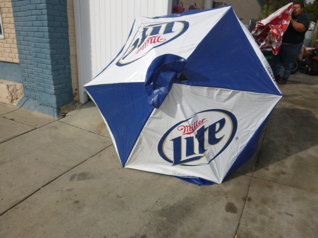 Miller Lite Patio Umbrella | Northstar Kimball October Consignments #2 ...