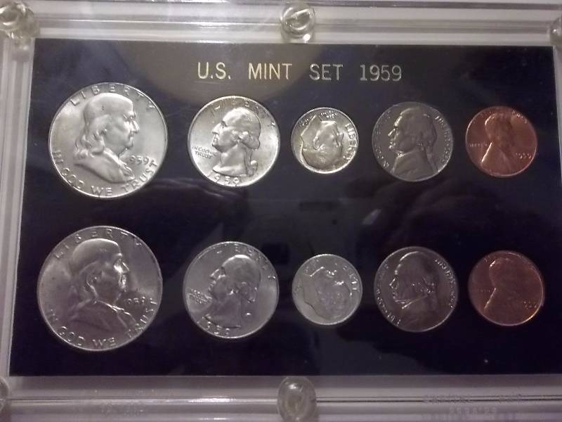 US UNC Mint Set 1959 P&D