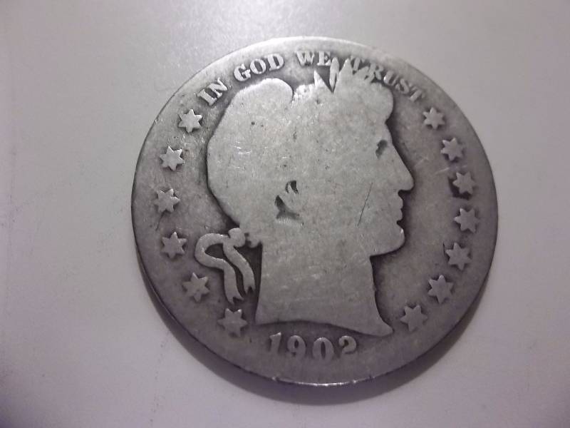 1902 S Barber Half Dollar