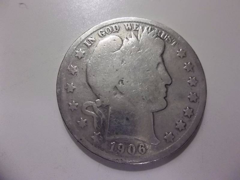1906S Barber Half Dollar