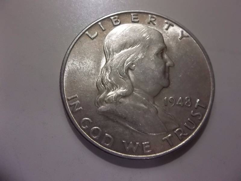 1948 D  Franklin Half Dollar Better Grade