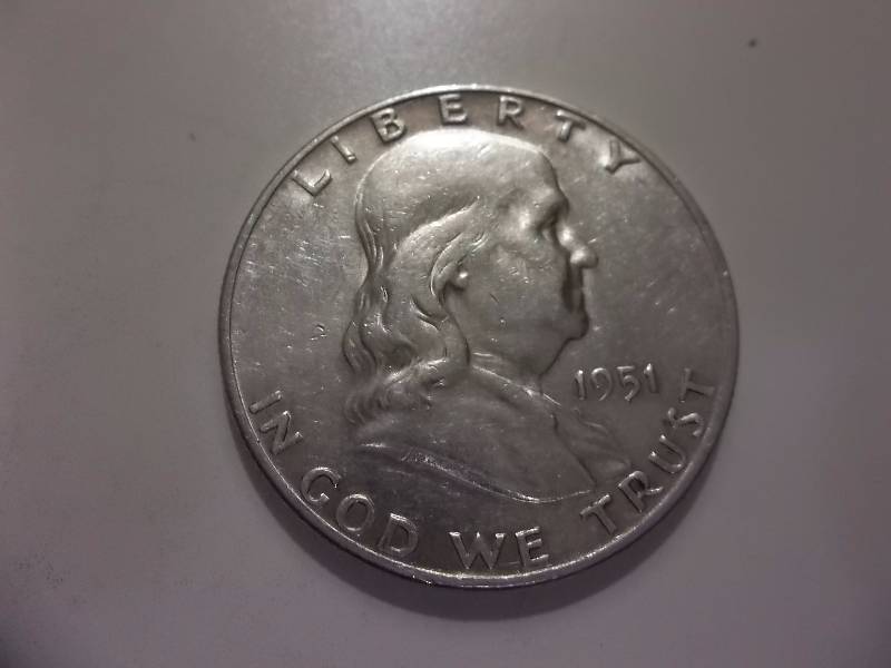 1951 D Franklin Half Dollar Better Grade