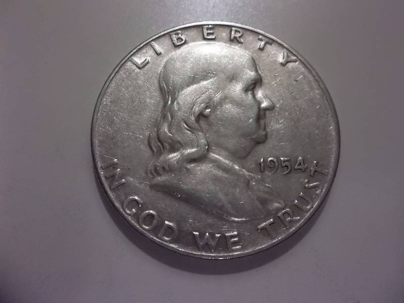 1954 D Franklin Half Dollar Better Grade