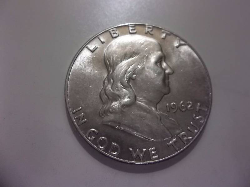 1962 D Franklin Half Dollar Better Grade & Brilliant