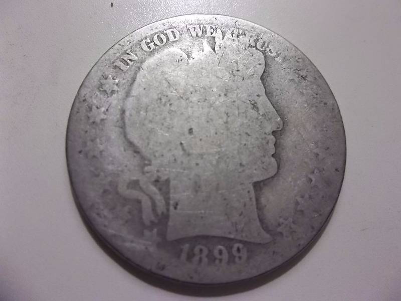1899  Barber Half Dollar