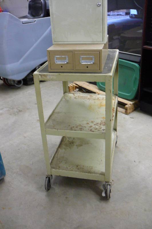 lot 140 image: Cart and card file