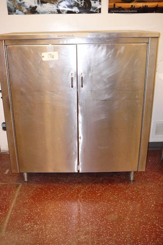 lot 176 image: SS Pot and pan Cabinet