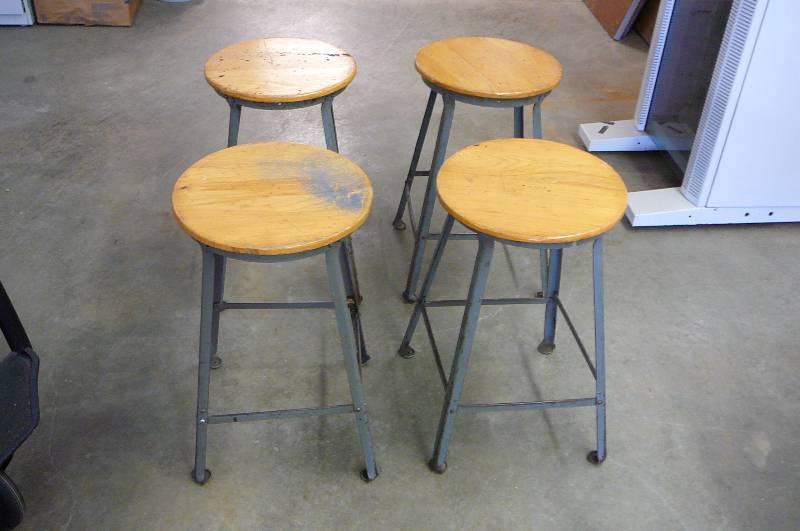 lot 39 image: Shop stools