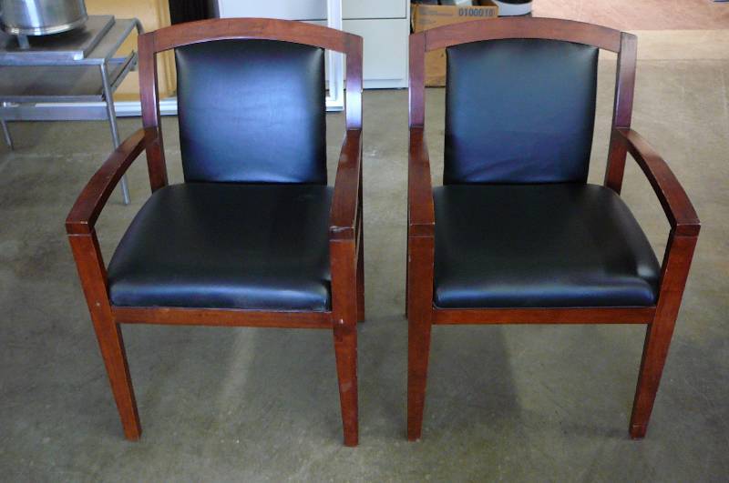 lot 60 image: Leather Chair