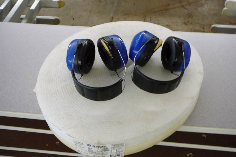 lot 83 image: Ear protectors  roll of foam
