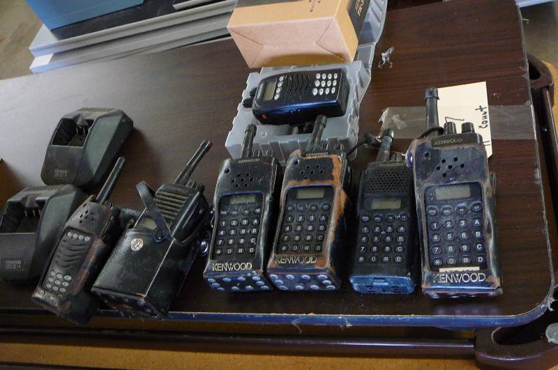 lot 91 image: Kenwood Radios & Chargers