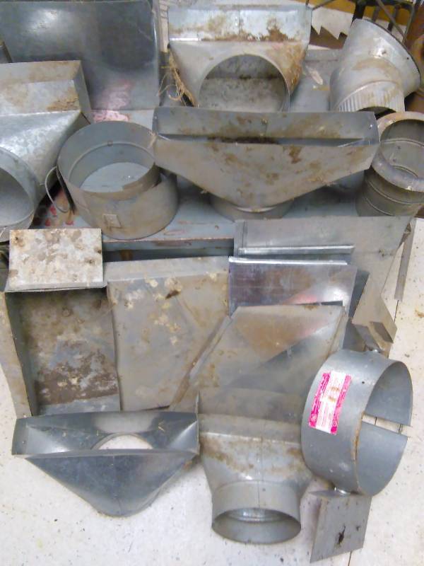 Duct work, lot of 15 pieces