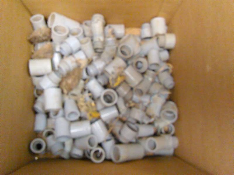 Huge lot of Metal and PVC conduit connections along with 8� and 10� flex coil