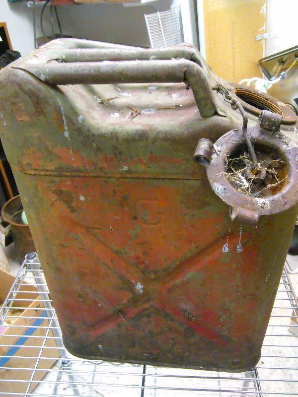 Gerry Can  5 Gallon Fuel Can, Metal, USA G