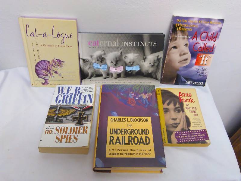 Lot of 6 books including Cat books and more