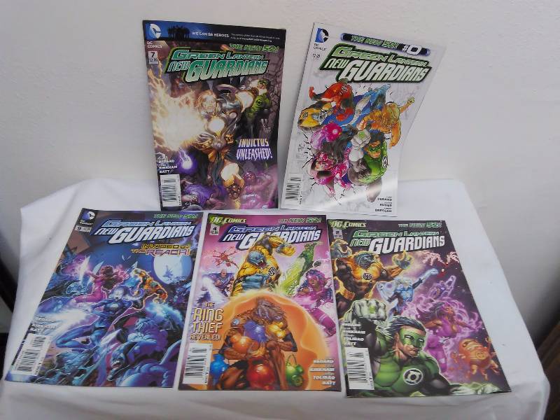 DC Comic Books Green Lantern Guardians (5) excellent condition
