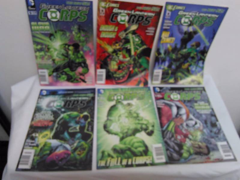 DC Comic Books Green Lantern Corps (6) excellent condition