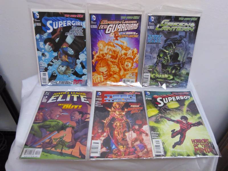 DC Comic Books New in sleeves assorted (6) excellent condition