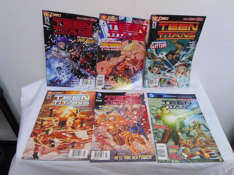 DC Comic Books Teen Titans (6) excellent condition