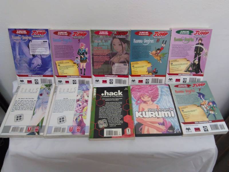 Shonen Jump Books (6) and others (3) plus one movie �Steel Angel�