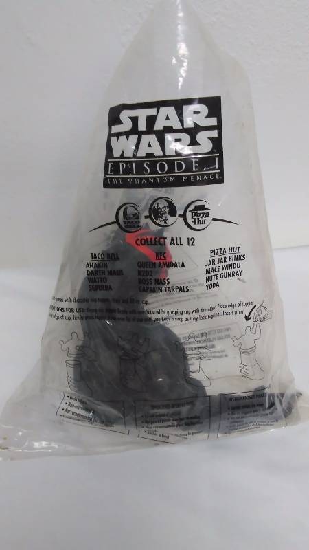 Darth Maul Star Wars episode one Taco Bell  Pizza Hut Drink Topper