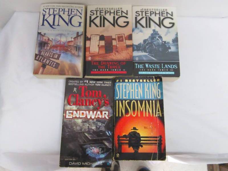 Books (5), Stephen King Tom Clancy