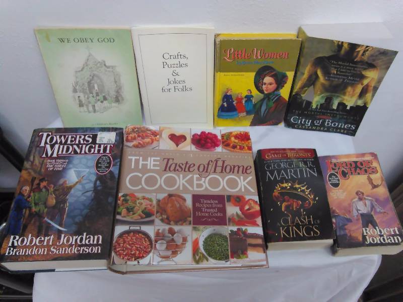 Misc. Books (8) Taste of Home, Clash of Kings, Little Women