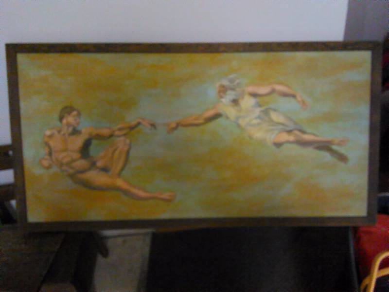 Vintage Picture (framed canvas) 25� W x 49� L