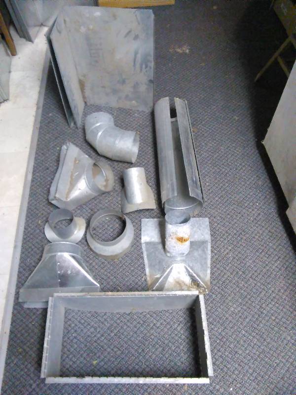 New Duct Work Galvanized Misc. (12)