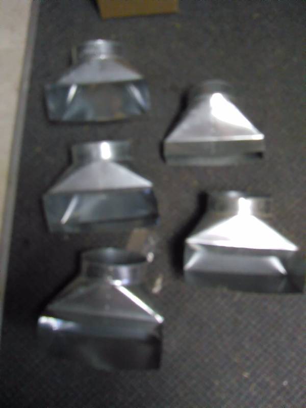 New Duct Work Galvanized (4) 8� and (1) 6� Floor Diffuser
