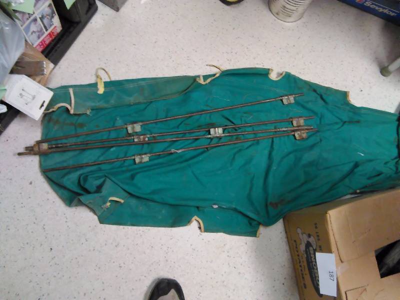 Vintage Canvas Hammock, and screw in anchors