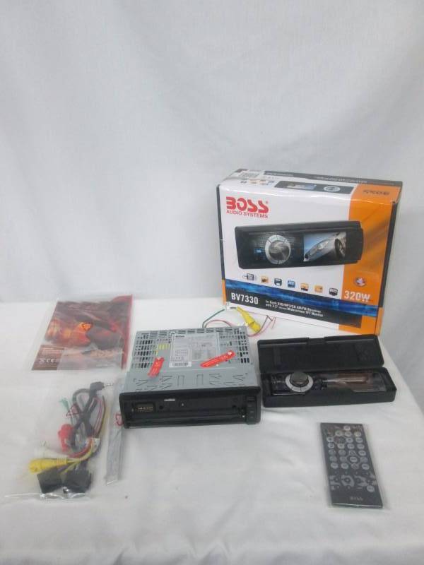 lot 25 image: Boss 320-Watt DVD MP3 CD Receiver w 3.2 Display